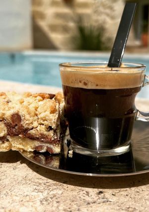 Une photo de Cookies géant à la pâte à tartiner
