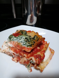 A picture of 3 Cheese Lasagna.