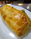 Strudel de espinaca y pollo