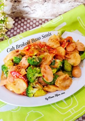 Foto resep Cah Brokoli Baso Sosis