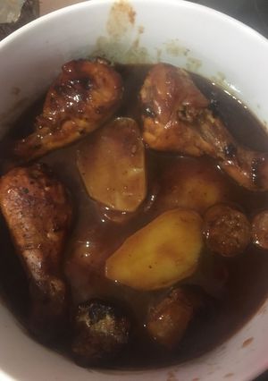 Una foto de Muslitos barbacoa🍗