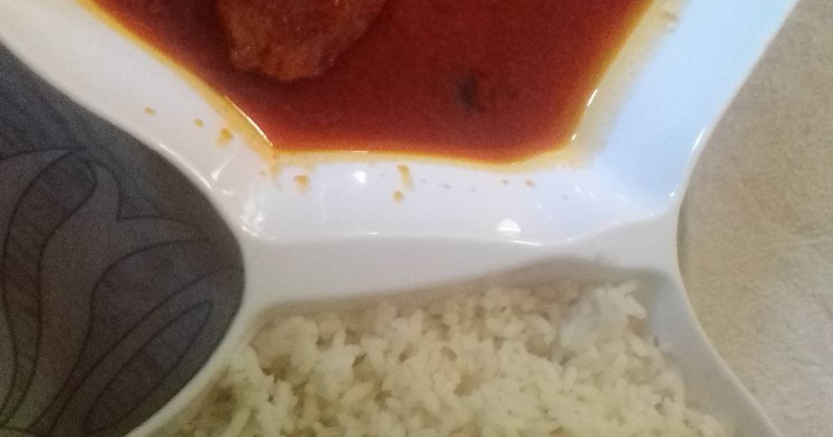 Tasty White rice and chicken stew 😋😋🥰💞 Recipe by Precious Gold Cookpad