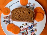 Una foto de budín de zanahoria y azucar mascabo