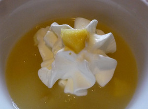 Alma leves recept fotója