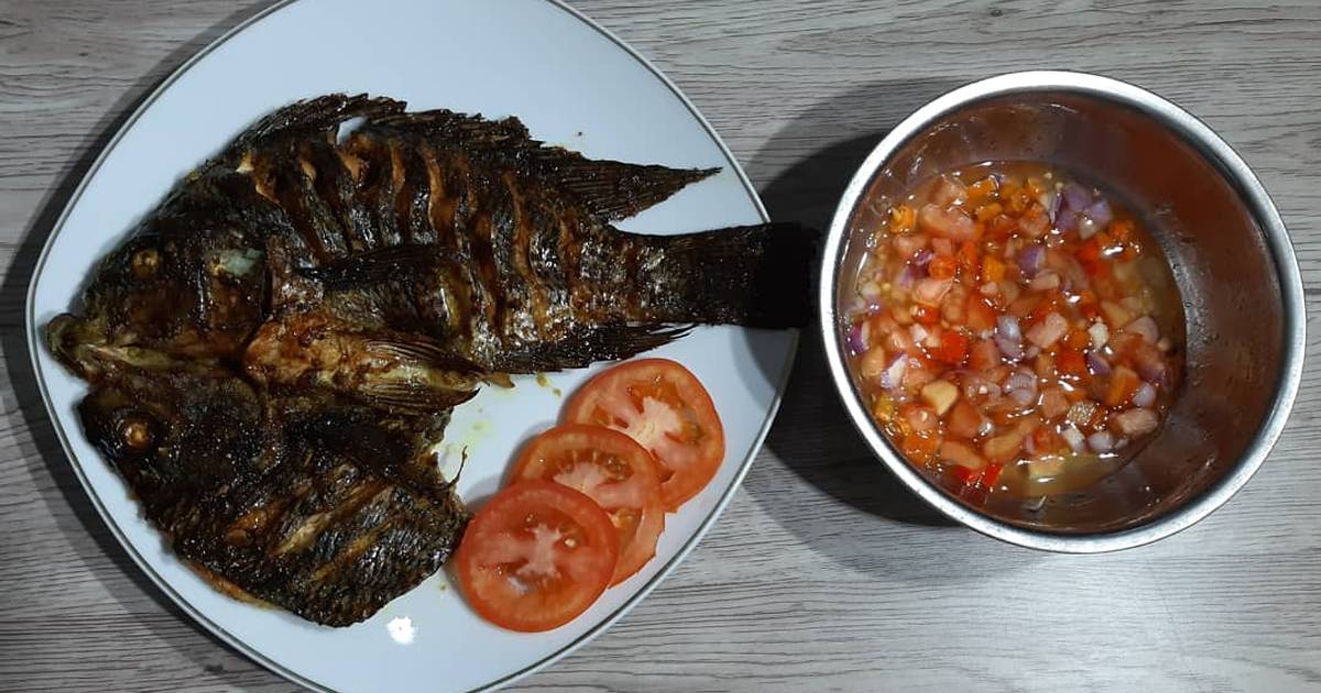 Resep Ikan Nila Bakar Sambal Matah Oleh Dewo Saputro Dewi Heru Dewos