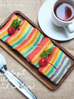 Foto resep Lapis Legit Rainbow (Putih Telur)