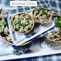 A picture of Soyabean Tikka.