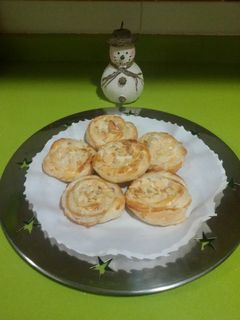 Una foto de Caracolas con crema de turrón con Thermomix
