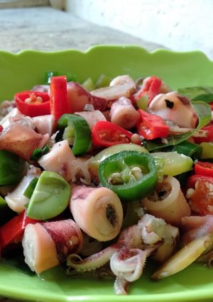 Foto resep Cumi pete pedes