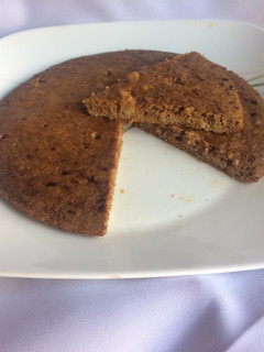 Una foto de Tortilla de avena, banana y café fit