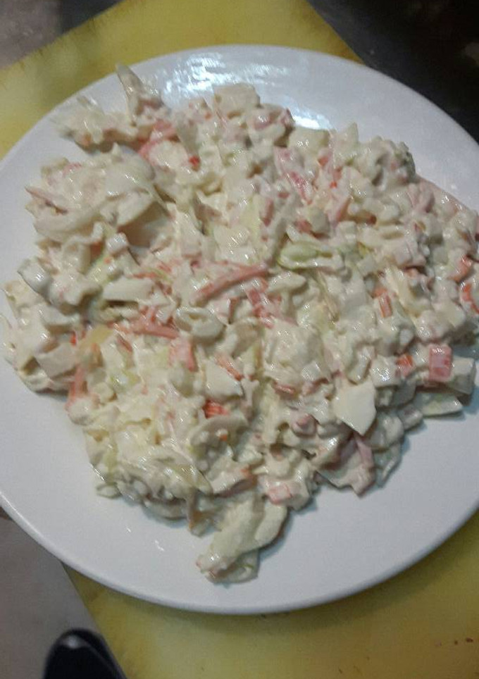 Una foto de Ensalada de cangrejo