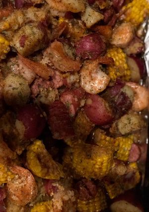 A picture of Shrimp/Sausage Boil.