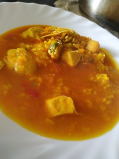 Una foto de Arroz caldoso
