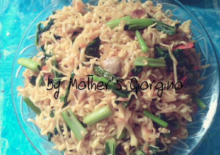 Fried Noodles Meatballs Sausage Beef by Mother's Giorgino