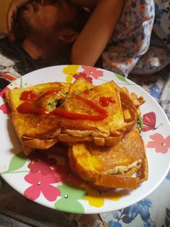 Foto resep Sandwich sosis roti tawar