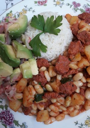 Una foto de Guiso de Frejolitos Verdes (frescos)🇵🇪