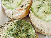 A picture of cucumber sandwich