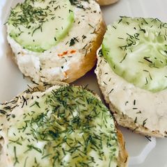 A picture of Cucumber Sandwiches.
