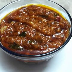 Andhra tomato pickle A picture of Andhra tomato pickle.