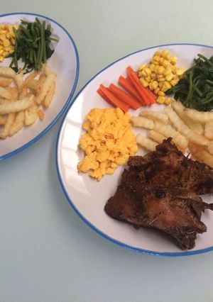 Foto resep Ayam Kampung Bakar Bumbu Bule