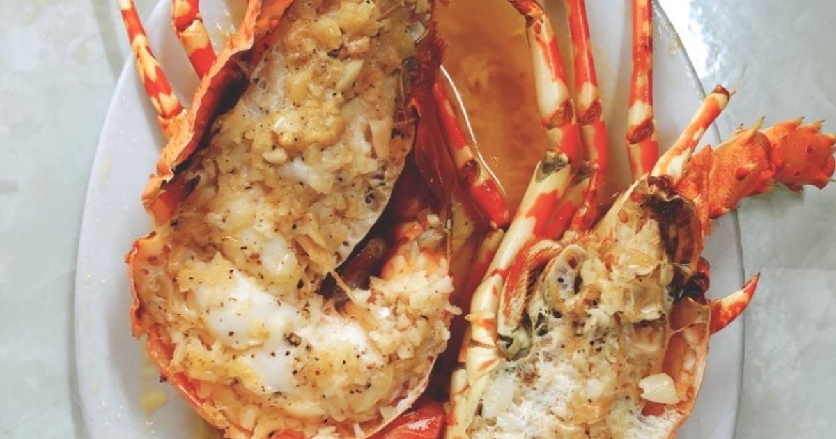 Cách Làm Món Tôm hùm nướng bơ tỏi của Linh Nga - Cookpad