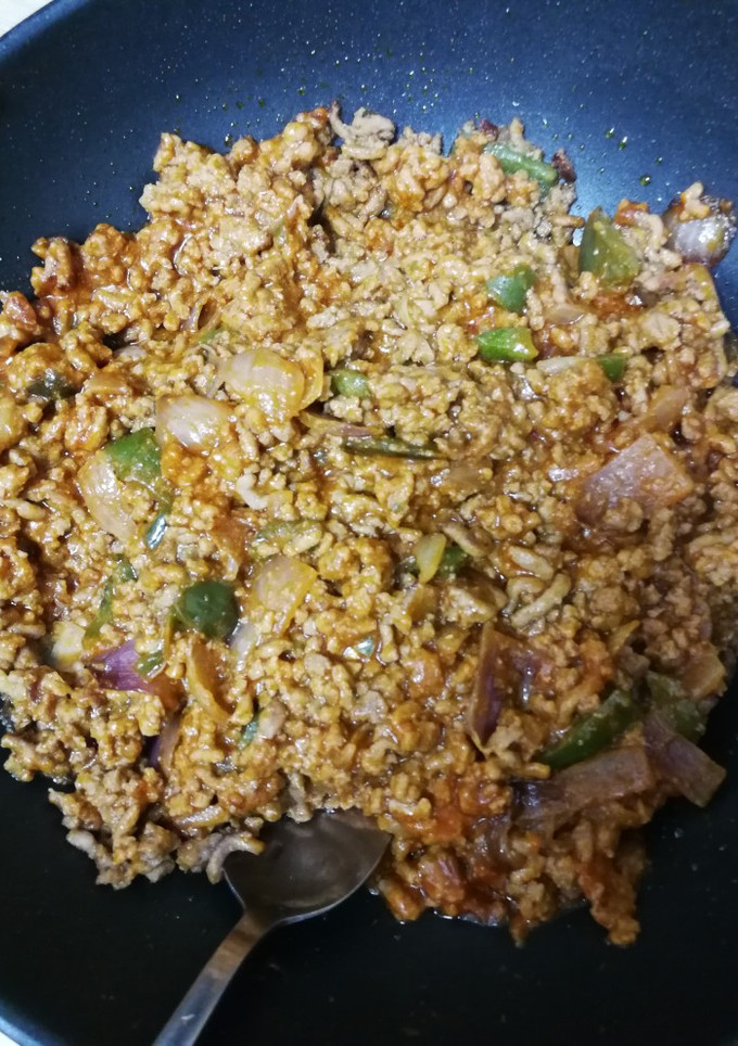 Una foto de Relleno de fajitas Tex Mex