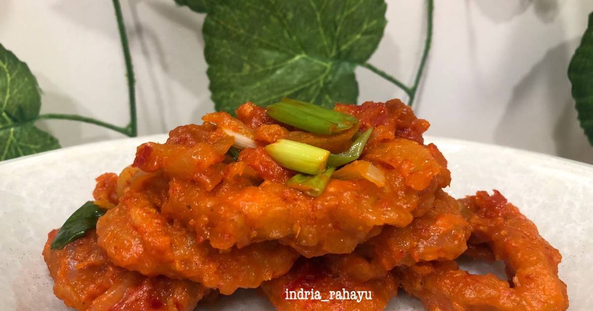 161 resep  cumi goreng tepung saus enak dan  sederhana Cookpad