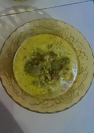 Foto resep "Babat sapi kuah santan"