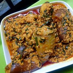 A picture of Egusi soup.
