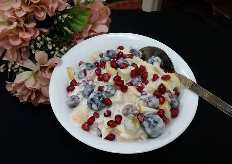 Easiest Way to Make Speedy Fruits And Cream