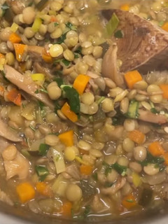 Foto de Lentilhas estufadas com Legumes e Cogumelos