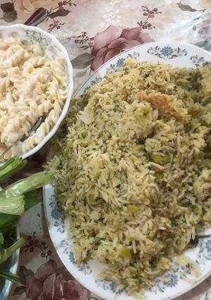 صورة لوصفة رز بالفول (تمن باگلا على الطريقة العراقيه)