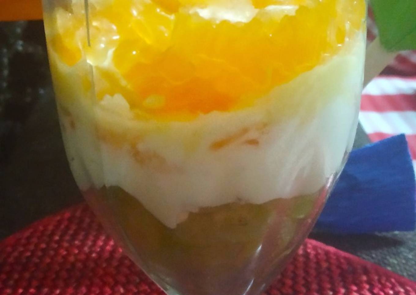 Tricolor Fruit Cream