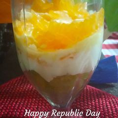 A picture of Tricolor Fruit Cream.