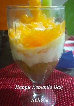 A picture of Tricolor Fruit Cream.