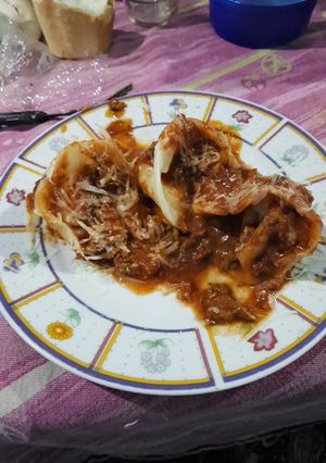 Una foto de Añolotis con salsa boloñesa🤤