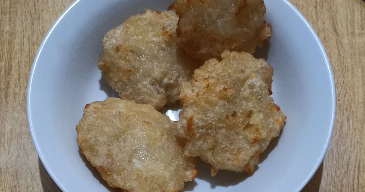 Perkedel singkong keju