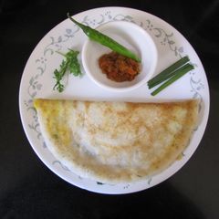 A picture of Egg Dosa.