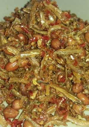 Foto resep Ikan Asin Teri Pedas Manis