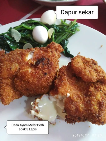 Langkah Gampang Membuat Resep Dada Ayam Meler Berbedak 3 Lapis yang Lezat Sekali Anti Ribet, Bikin Ngiler