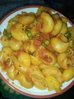 A picture of Sea shell pasta.