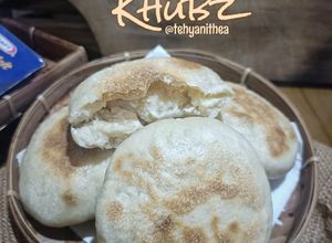 Foto resep Roti Arab "Khubz" isi Keju Pakai Teflon