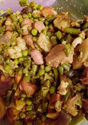 A picture of Dry fry mix veg.