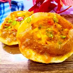 Aloo kachori A picture of Aloo kachori.