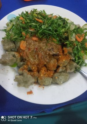 Danwake da miyan gyada ainihin hoton girkin