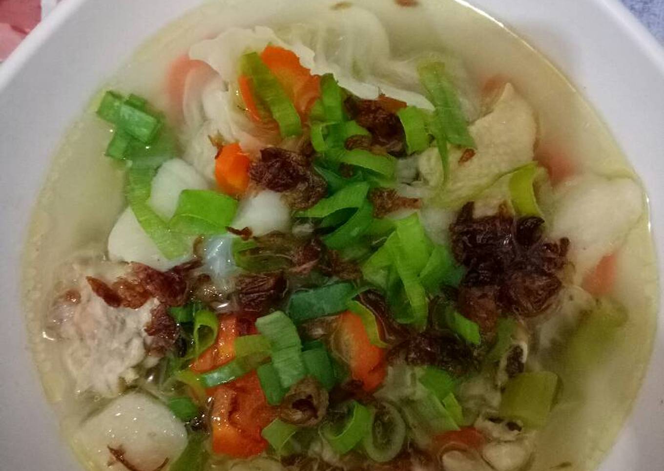 Sup ayam baso
