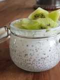 Pudding de chia au kiwi