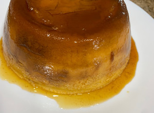 Una foto de Flan de calabaza