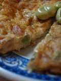 Tortilla de habas de la yaya Pilar