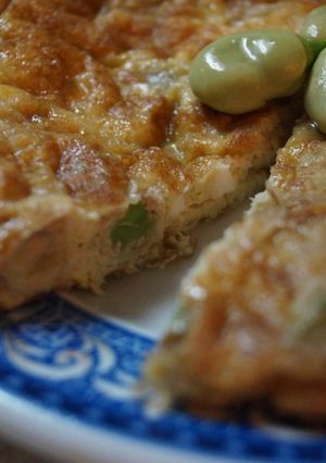 Una foto de Tortilla de habas de la yaya Pilar